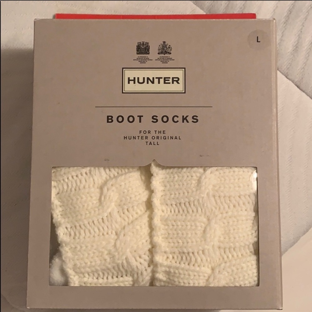 BNIB Hunter Cable Knit Boot Socks